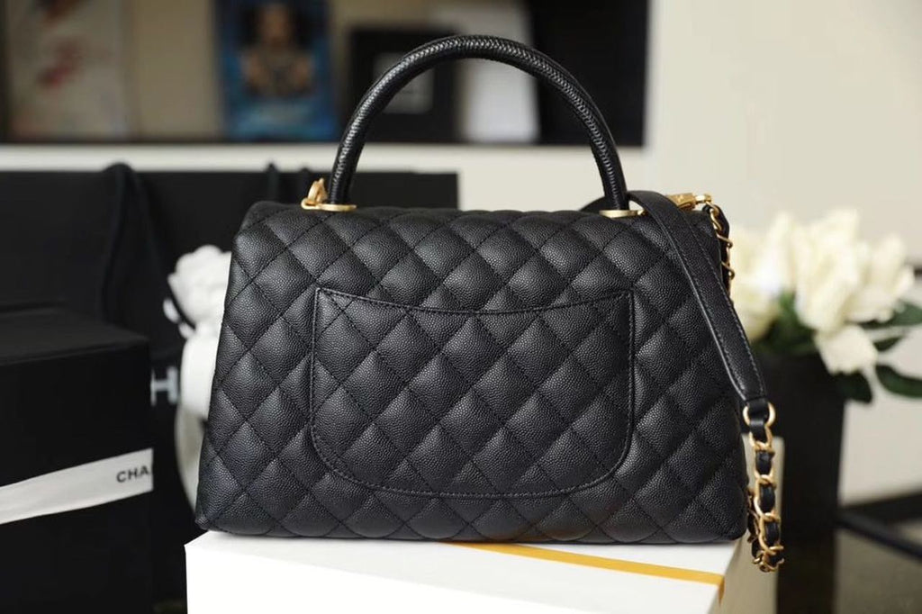 CHL - Handbag With Top Handle Black For Women 11in/28LO