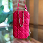 CHRISTIAN DYOR Lady DYOR Call'in DYOR Cannage Lambskin Crossbody Bag