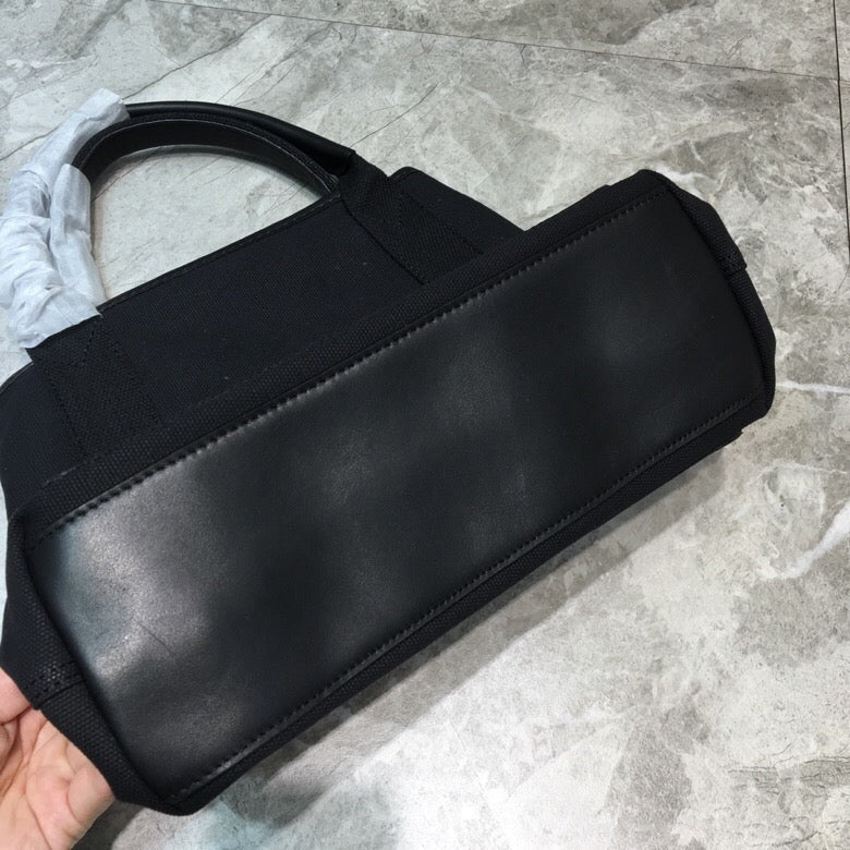 BLN-Ciaga Navy Small Cabas Tote Bag In Black, For Women,  Bags 18.5in/47LO 3399332HH3N1000
