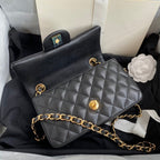 CHL - Mini Classic Handbag Black For Women 6.7in/17LO