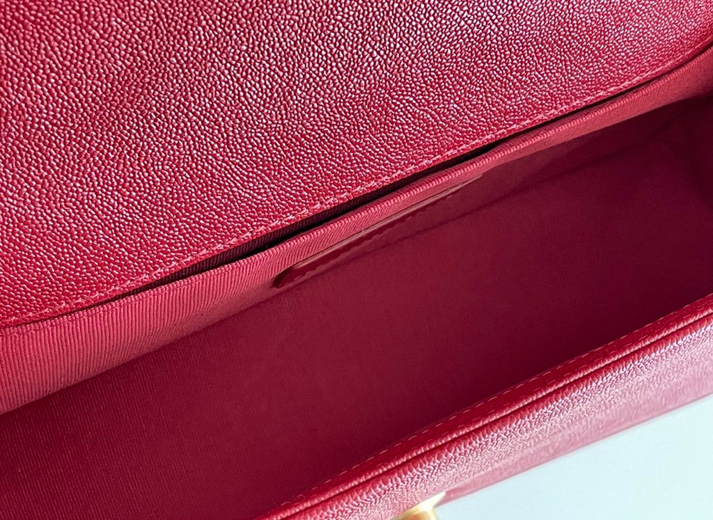 CHL - Medium Boy Handbag Red For Women 9.8in/25LO A67086