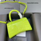 BLN-Ciaga Hourglass XS Handbag In Light Green, For Women,  Bags 7.4in/19LO