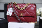 CHL -  19 Handbag 26LO Burgundy For Women AS1160