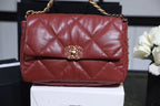 CHL -  19 Handbag 26LO Burgundy For Women AS1160