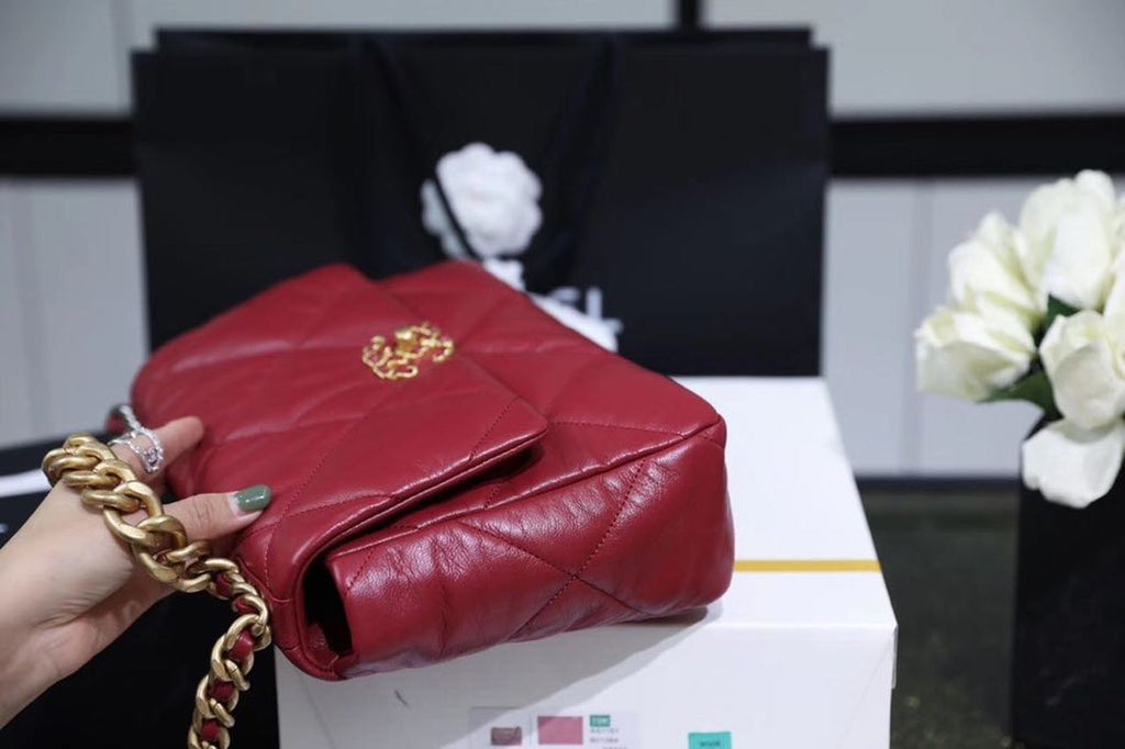 CHL -  19 Handbag 26LO Burgundy For Women AS1160