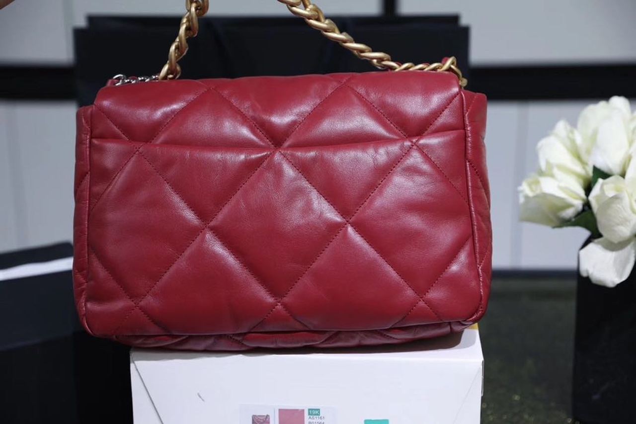 CHL -  19 Handbag 26LO Burgundy For Women AS1160