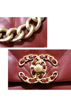 CHL -  19 Handbag 26LO Burgundy For Women AS1160