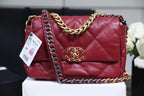 CHL -  19 Handbag 26LO Burgundy For Women AS1160