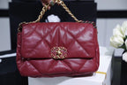 CHL -  19 Handbag 26LO Burgundy For Women AS1160