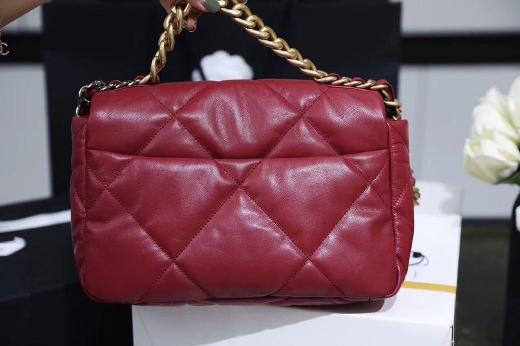 CHL -  19 Handbag 26LO Burgundy For Women AS1160