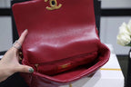 CHL -  19 Handbag 26LO Burgundy For Women AS1160