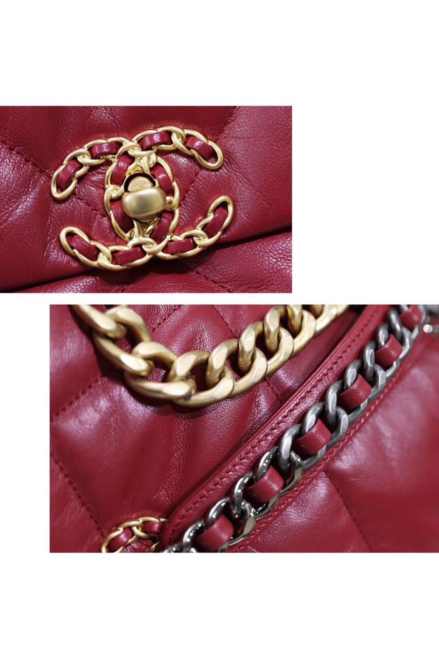 CHL -  19 Handbag 26LO Burgundy For Women AS1160