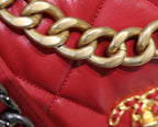 CHL -  19 Handbag 26LO Red For Women AS1160