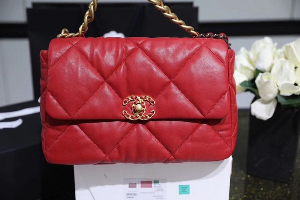 CHL -  19 Handbag 26LO Red For Women AS1160