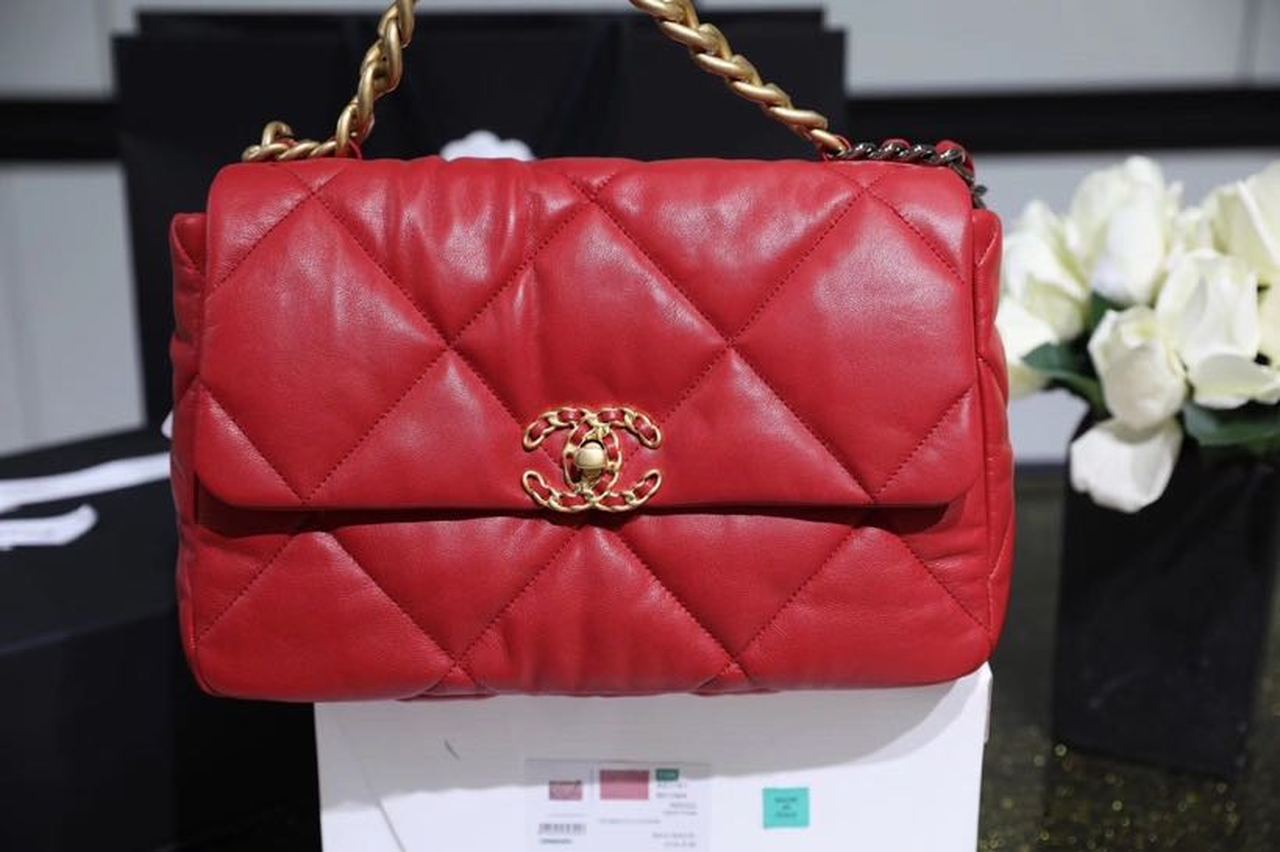 CHL -  19 Handbag 26LO Red For Women AS1160