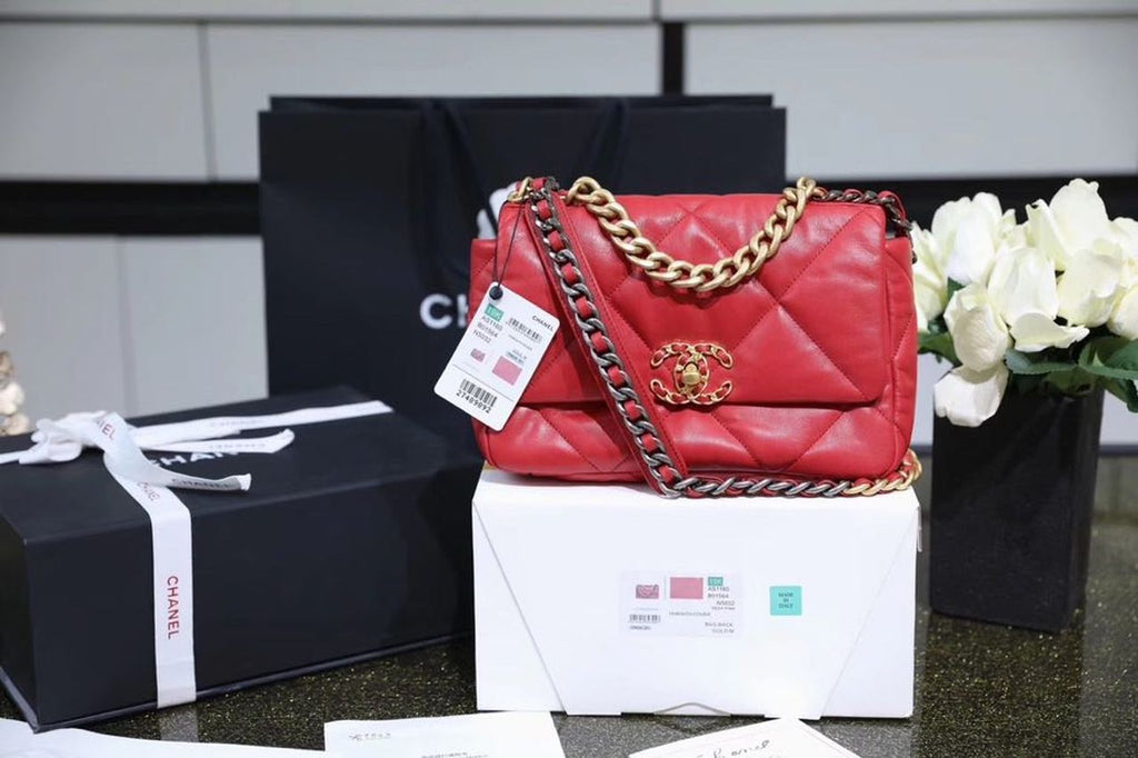 CHL -  19 Handbag 26LO Red For Women AS1160