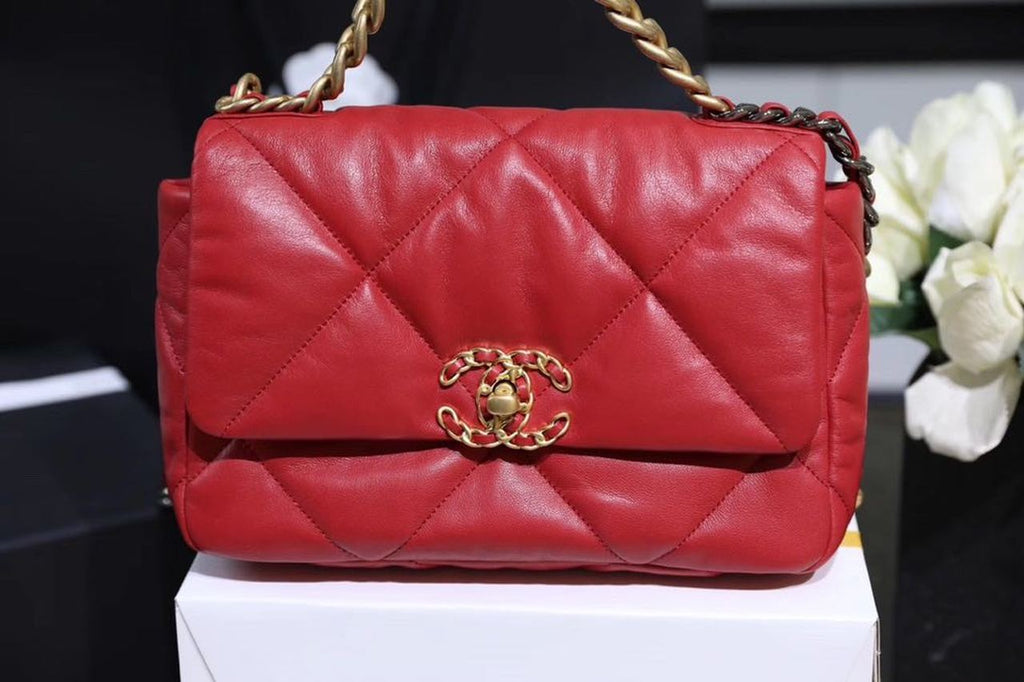 CHL -  19 Handbag 26LO Red For Women AS1160