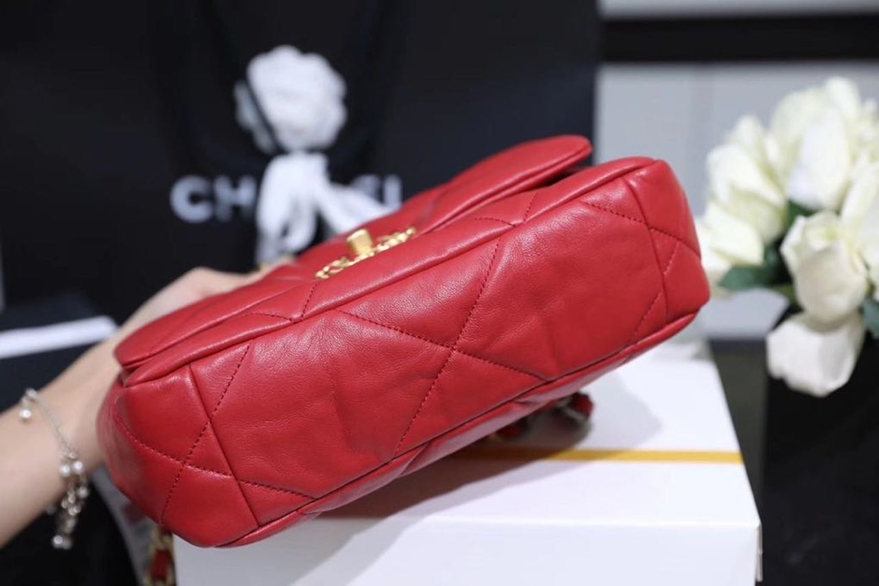CHL -  19 Handbag 26LO Red For Women AS1160