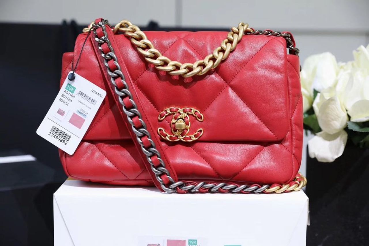 CHL -  19 Handbag 26LO Red For Women AS1160