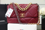 CHL -  19 Handbag 26LO Bordeaux For Women AS1160