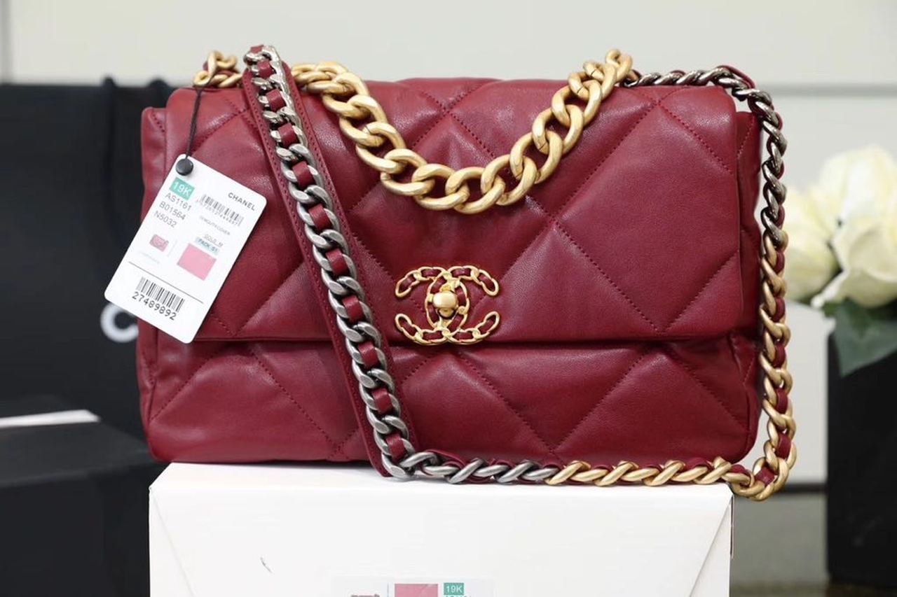 CHL -  19 Handbag 26LO Bordeaux For Women AS1160