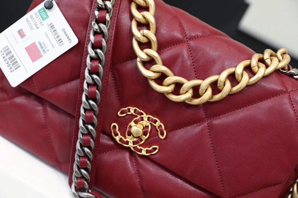 CHL -  19 Handbag 26LO Bordeaux For Women AS1160