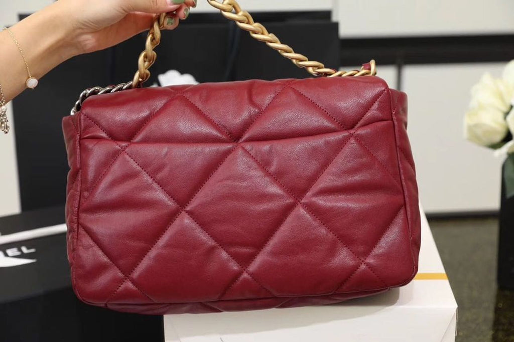 CHL -  19 Handbag 26LO Bordeaux For Women AS1160