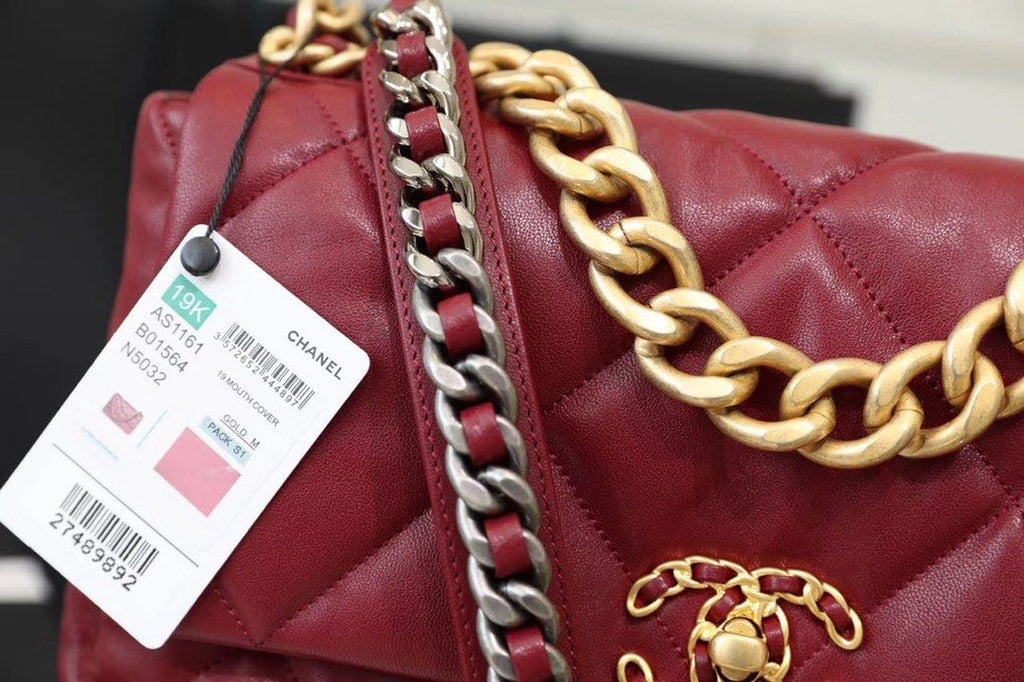CHL -  19 Handbag 26LO Bordeaux For Women AS1160