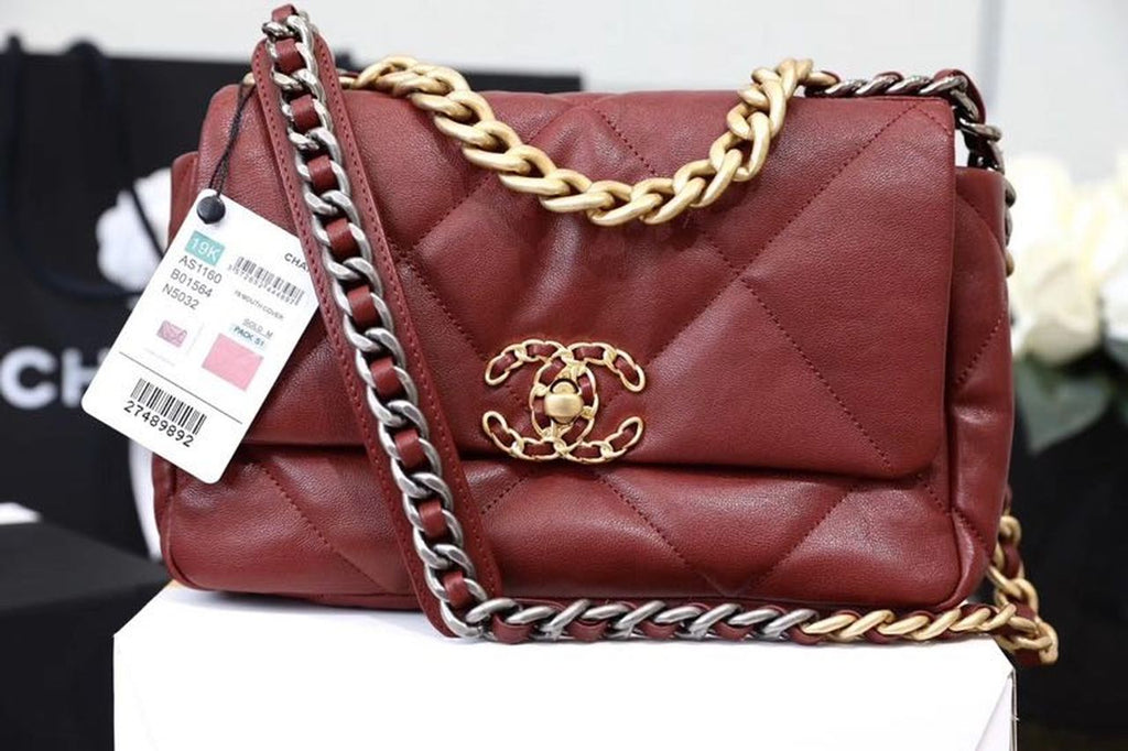 CHL -  19 Handbag 26LO Bordeaux For Women AS1160