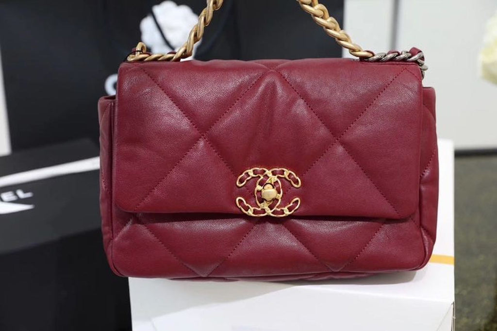 CHL -  19 Handbag 26LO Bordeaux For Women AS1160