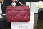 CHL -  19 Handbag 26LO Bordeaux For Women AS1160