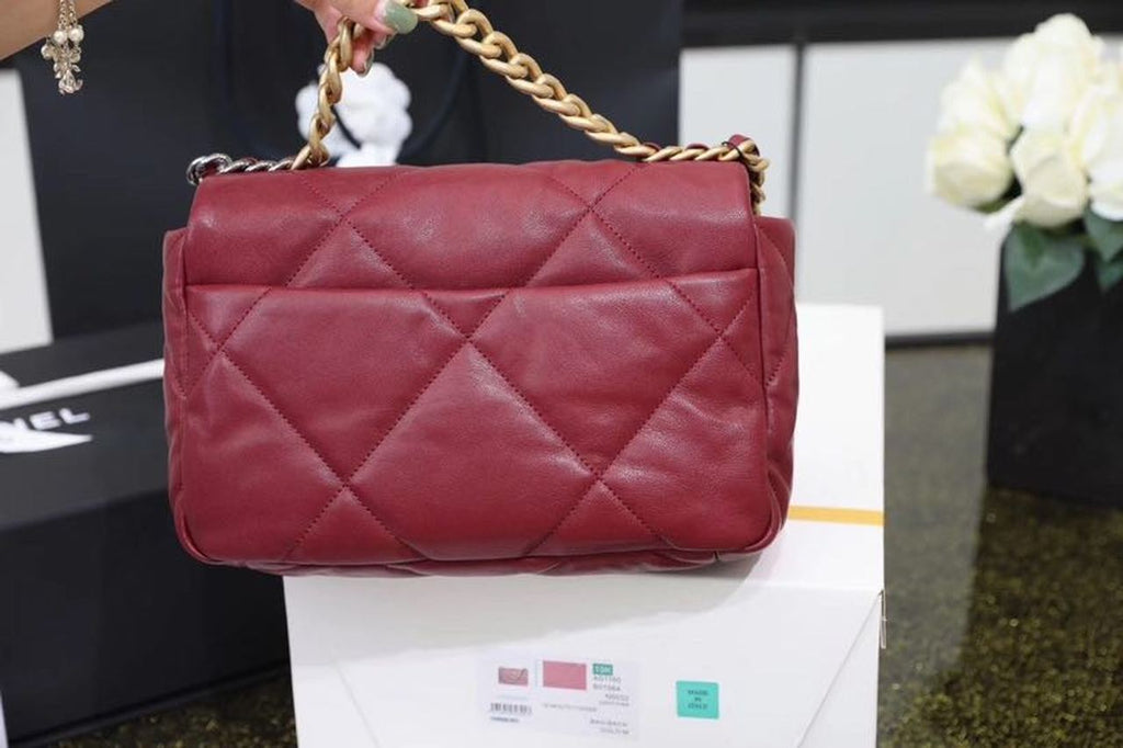 CHL -  19 Handbag 26LO Bordeaux For Women AS1160