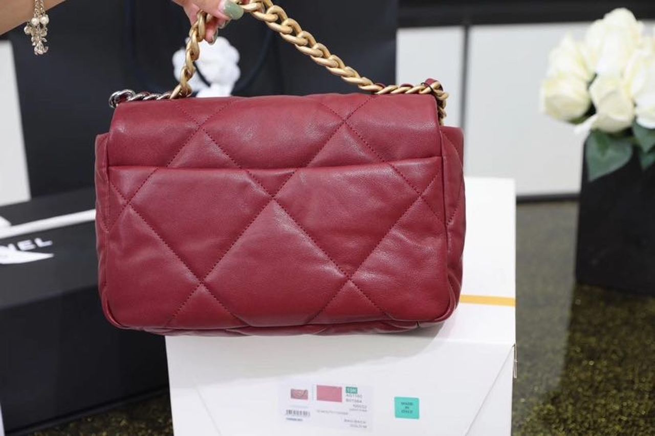 CHL -  19 Handbag 26LO Bordeaux For Women AS1160