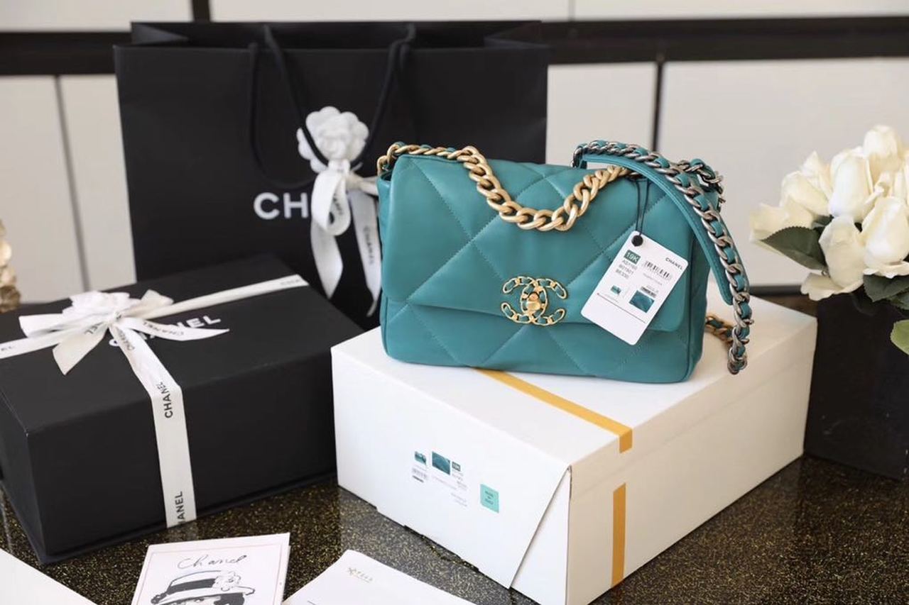 CHL -  19 Handbag 26LO Teal For Women AS1160