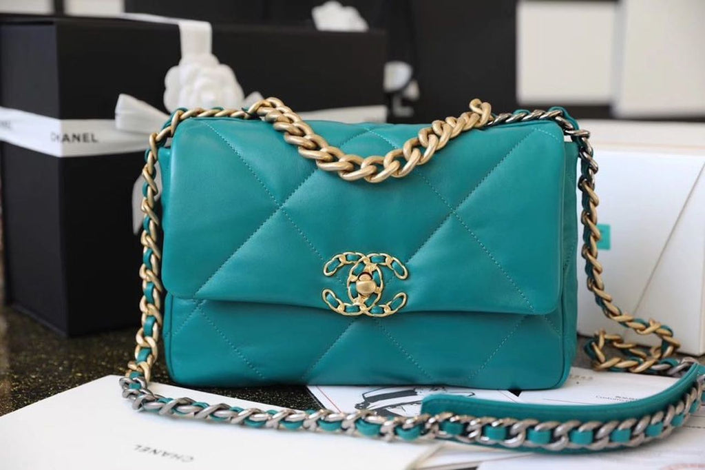 CHL -  19 Handbag 26LO Teal For Women AS1160