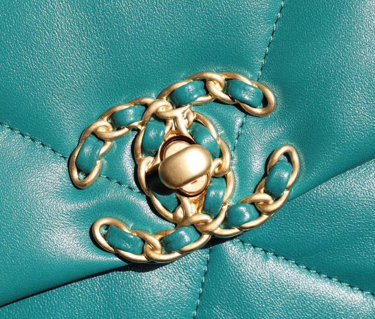 CHL -  19 Handbag 26LO Teal For Women AS1160
