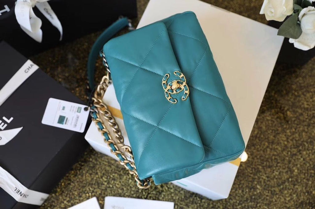 CHL -  19 Handbag 26LO Teal For Women AS1160