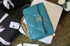 CHL -  19 Handbag 26LO Teal For Women AS1160