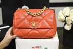 CHL -  19 Handbag 26LO Orange For Women AS1160