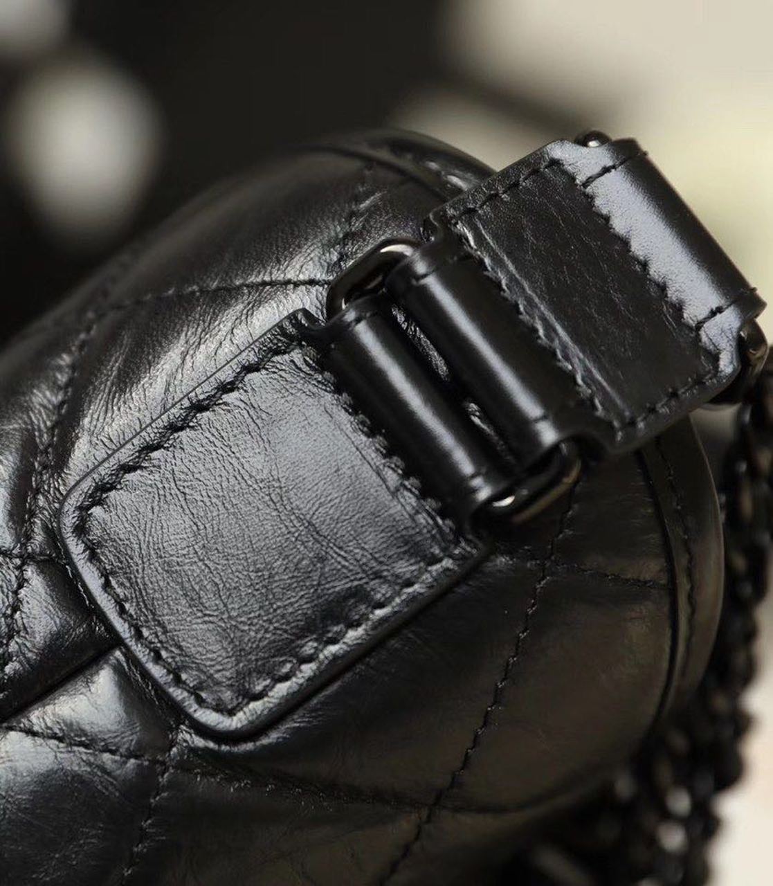 CHL -  Gabrielle Hobo Bag 20LO Aged Calfskin Leather Spring/SuMM - er Act 1 Collection, So Black