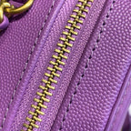 CHL -  Filigree Vanity Case Bag 18LO Gold Toned Hardware Caviar Leather Spring/SuMM - er Act 1 Collection, Purple