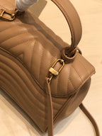 LV NEW WAVE TOP HANDLE 26CM BEIGE CALFSKIN
