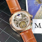 DRIVE DE CARTIE ROSE GOLD CASE SKELETON 43MM