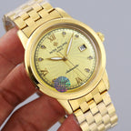 PATEK CALATRAVA 40MM GOLD CASE WHITE DIAL
