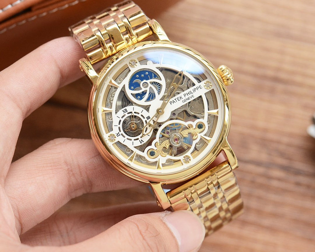 PATEK COMPLICATION 40 MOONPHASE SKELETON DIAL