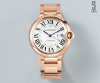 BALLON BLEU DATE ROSE GOLD WHITE DIAL