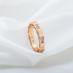 SERPENTI RING PINK GOLD  3MM
