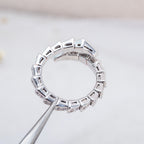 SERPENTI RING SILVER DIAMOND PAVED 4MM