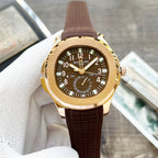 NAUTILUS TRAVELTIME GOLD CASE 42MM