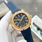 NAUTILUS TRAVELTIME GOLD CASE 42MM